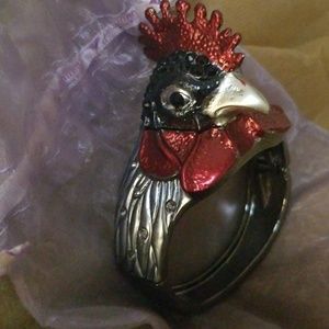 Rooster custom jewelry bracelet